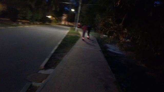 Гонка электросамокат против электросамоката.