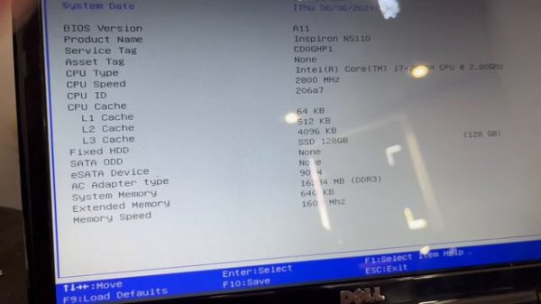 DELL INSPIRON N5110. UPGRADE to the maximum. Пищит при запуске