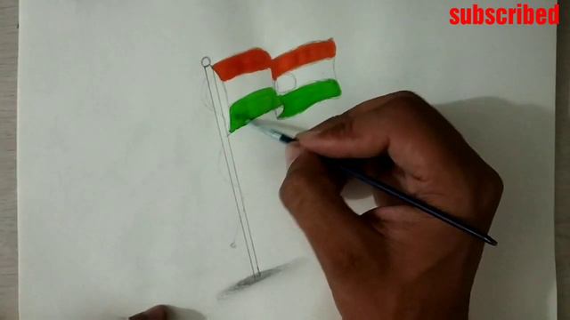 How To Draw INDEPENDENCE DAY Colouring Drawing | INDIAN FLAG | 15 August Drawing Step By Step смотреть онлайн