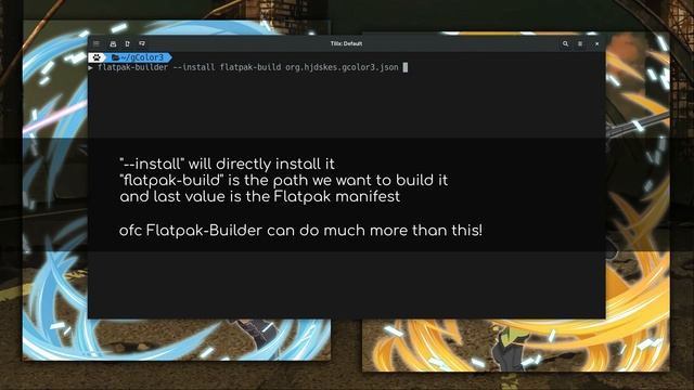 Install an app with Flatpak Builder demo | GTK Color Picker 3 ?☠️?️ смотреть онлайн
