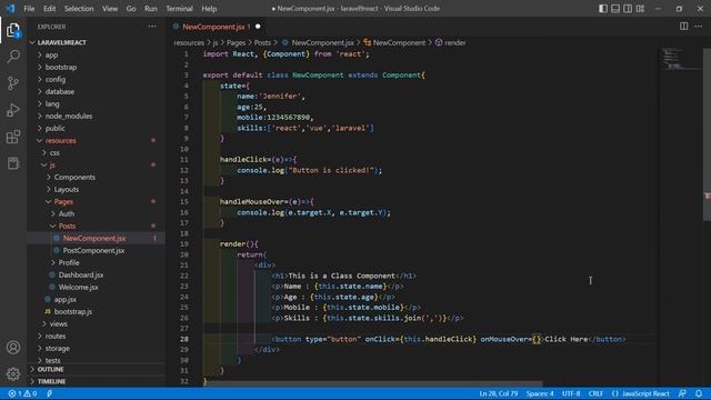 Laravel 9 React Tutorial - Dom Events смотреть онлайн