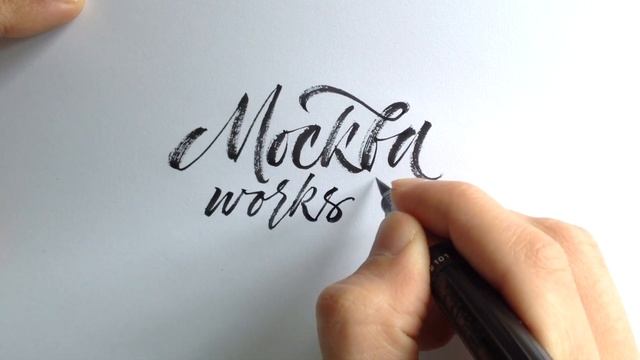 Мастер-класс по браш-пену. Москва! смотреть онлайн