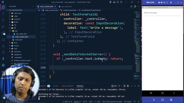 StreamBuilder with WebSocket in Flutter | Flutter Complete Tutorial | Part 29 смотреть онлайн