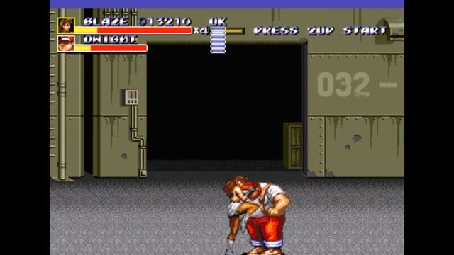 Sega Mega Drive 2 (Smd) 16-bit Streets of Rage 3  (Bare Knuckle 3) Stage 1