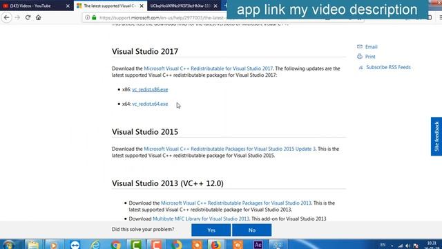 downloads and install Microsoft Visual C++ /100% fix смотреть онлайн
