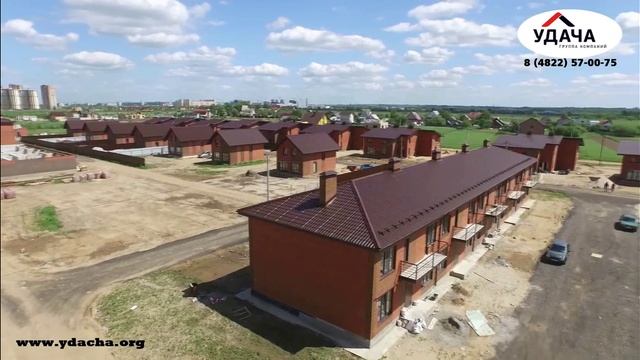 Коттеджный поселок "Удача-Юго-Запад". Наш взгляд сверху. смотреть онлайн