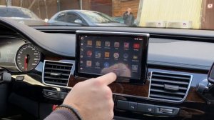 Audi A8(D4) - доп мультимедиа на штатный монитор с сенсорным управлением