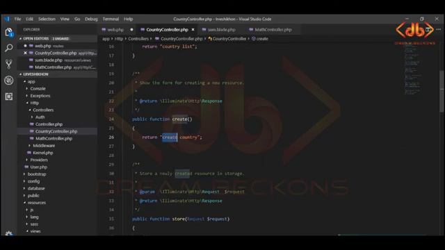 Laravel Routing || Laravel Controller || Laravel Routing Group || php artisan Command line Tutorial смотреть онлайн