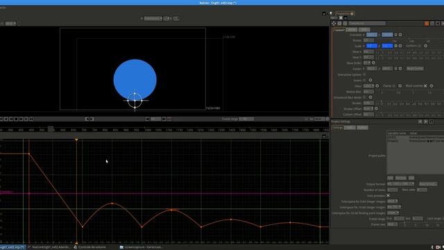 Natron for Beginners - Animation: Transform Node and Curve Editor (Really Basic #01) смотреть онлайн
