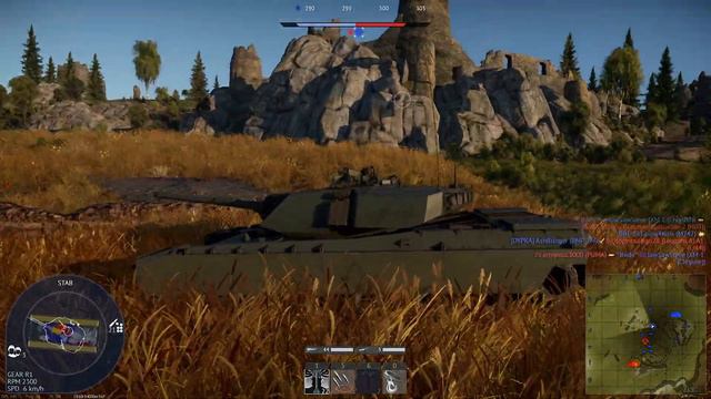 Paper Abrams - XM-1 (GM) - War Thunder Gameplay смотреть онлайн