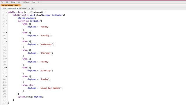 Switch Statement I - Apex Programming Level 4 ⭐⭐⭐⭐ смотреть онлайн