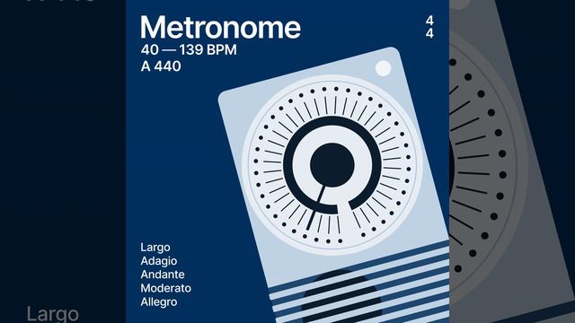 Metronome - 4/4 - 77 BPM - Andante смотреть онлайн