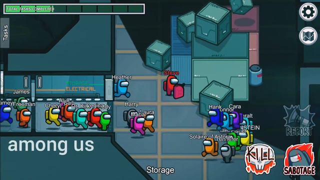 AMONG US, but with 100 PLAYERS! смотреть онлайн