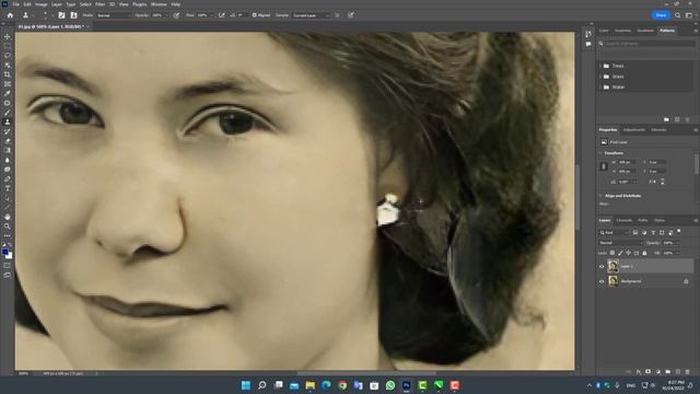 Adobe Photoshop 2023 Old Scratch photo restoration in Neural Filters, by, Amjad Graphics смотреть онлайн