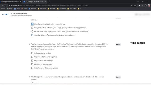 Understanding Google Cloud Security and Operations,, Coursera quiz answers#googlecloud #coursera смотреть онлайн