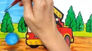 Draw ROBOCAR POLI ROY HELLY - Compilation Drawing and Coloring for Kids/ Toddlers. Learn Colors