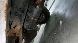 Установка нового глушителя и гофры на Соболь от автомобиля TOYOTA  двигатель 3UZ.