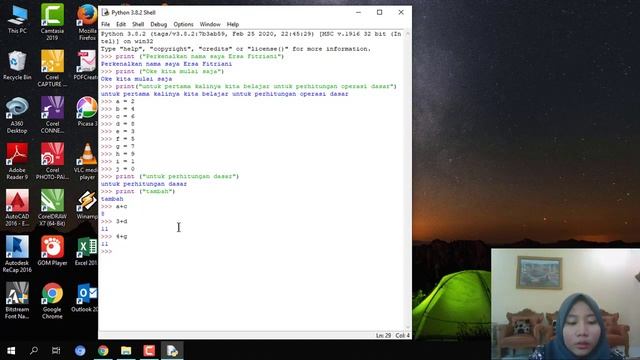Cara Penggunaan Dasar Python 3 8 untuk Perhitungan Dasar смотреть онлайн