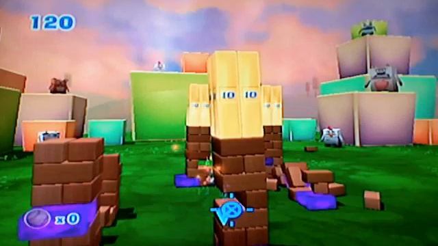 Boom Blox Vanishing Blox TOWERING FRIES Gold Walkthrough смотреть онлайн