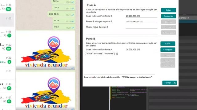 Windev usando e testando sockets com o Whatsapp смотреть онлайн