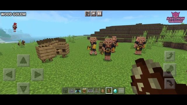 Minecraft Legends' Golem Addon MCPE 1.19