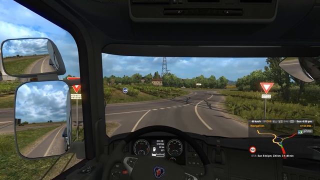 Vive La France! DLC for Euro Truck Simulator 2 - Gameplay - Rennes to Limoges смотреть онлайн