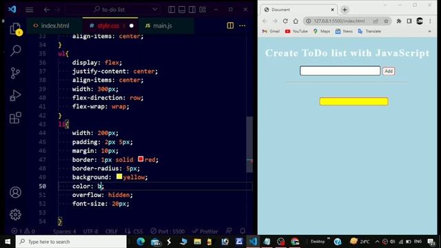 JavaScript Project 7 | How to make To-Do List using html, CSS and javaScript смотреть онлайн