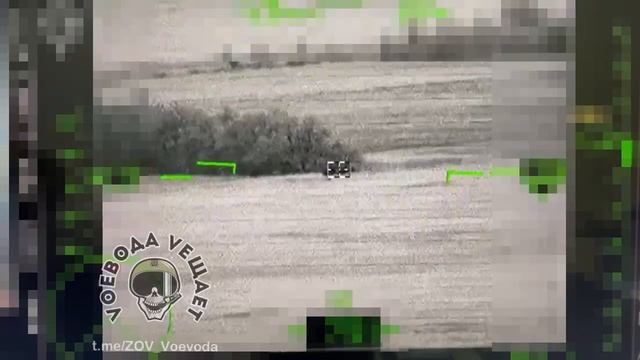 Удар "Вихрем" по юронетехнике ВСУ/Strike at the AFU armored vehicle by "Vikhr" ATGM