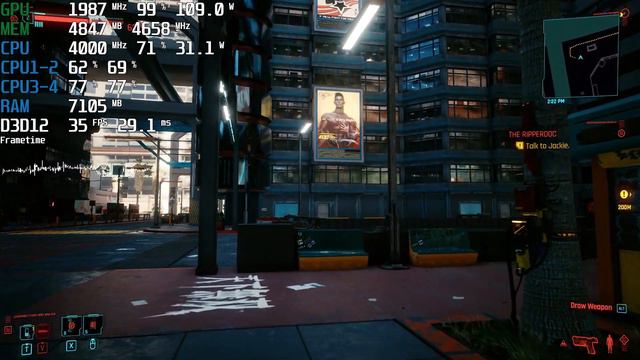 Cyberpunk 2077 v1.05 1080p 1060 6gb i3 9100f 4c/4t смотреть онлайн