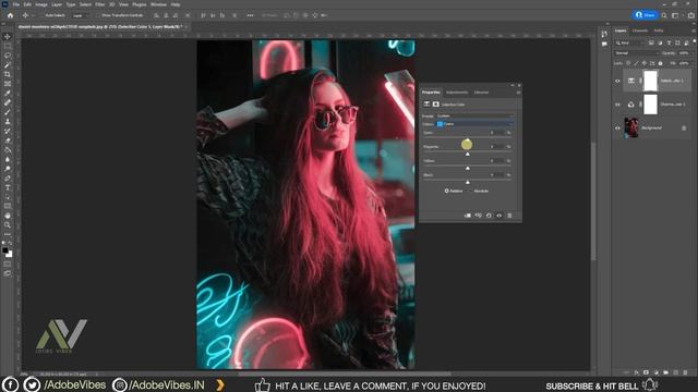 Blue and Pink Color Grading Effect in Photoshop 2024 | Photoshop Tutorial 2024 смотреть онлайн