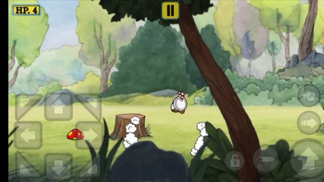 Cuphead Mobile на сложности пацифист (не стрелять в Run and gun) смотреть онлайн