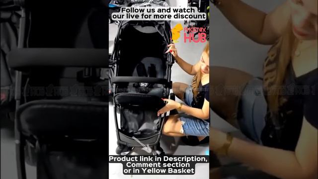 Phoenix Hub 800C 2 in 1 Baby Stroller with Car Seat Baby Travel System with Dual Shocks смотреть онлайн