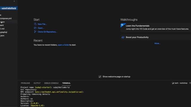 Subql Hello World - localhost + Docker v2 смотреть онлайн