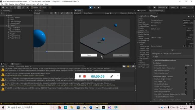 UNITY WITH JSON смотреть онлайн