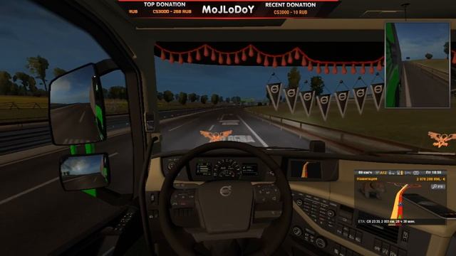 ETS2MP | Выполняем Контракты ВТК Raven | Утренний стрим #17 смотреть онлайн