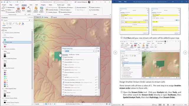 Hydrology in ArcGIS Pro, Lab Exercise 7: Generating a Stream Network using Strahler Stream Orders смотреть онлайн
