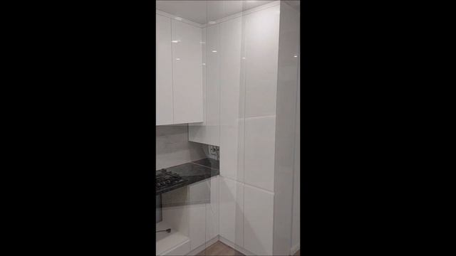 Белая кухня. Фасады МДФ эмаль смотреть онлайн