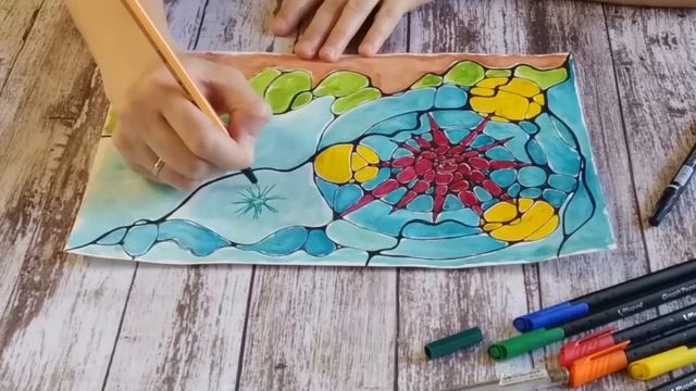 Рисуем нейрозвезды. Работаем с целью. смотреть онлайн