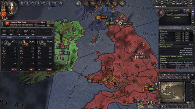 Crusader Kings II 1066 - House Of Godwin #4 - Conquest of Ireland смотреть онлайн