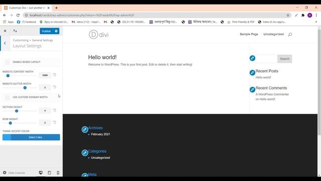 How to customize Divi theme using Divi builder to make a WordPress website (Bangla Tutorial) 2021 смотреть онлайн