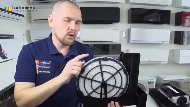 Очиститель воздуха Panasonic F-VXK90R с увлажнением, мойка воздуха смотреть онлайн