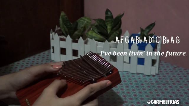Let's Fall in Love for the Night - FINNEAS | Kalimba | with Easy Tabs смотреть онлайн