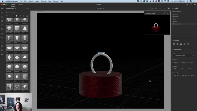 Как создать эффективную рекламу в Adobe Dimension смотреть онлайн