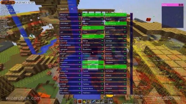 Minecraft - WURST CLIENT (Forge, OptiFine, Realms + More!) Minecraft Cheat Client - WiZARD HAX
