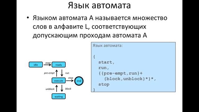 6.3 Автоматы Бюхи. смотреть онлайн