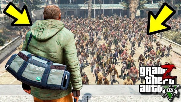 ОГРОМНАЯ ТОЛПА ЗОМБИ! НАШЕЛ ВЫЖИВШЕГО В ГТА 5 МОДЫ! АПОКАЛИПСИС ZOMBIE ОБЗОР МОДА GTA 5! | 7 СЕРИЯ