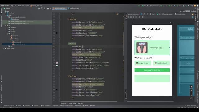 BMI Calculator Android Studio | How to Create BMI Calculator in Android Studio | BMI Calculator смотреть онлайн