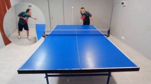 Подачи в настольном теннисе "маятник" и "обратка"