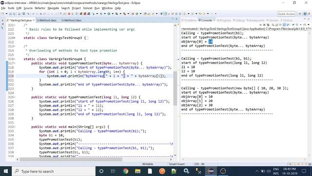 Java - Var Args : Part 2 смотреть онлайн