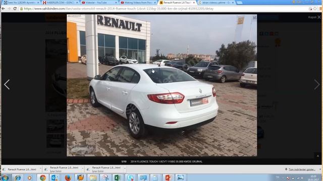 Otomatik Renault Fluence 1.6 Touch смотреть онлайн